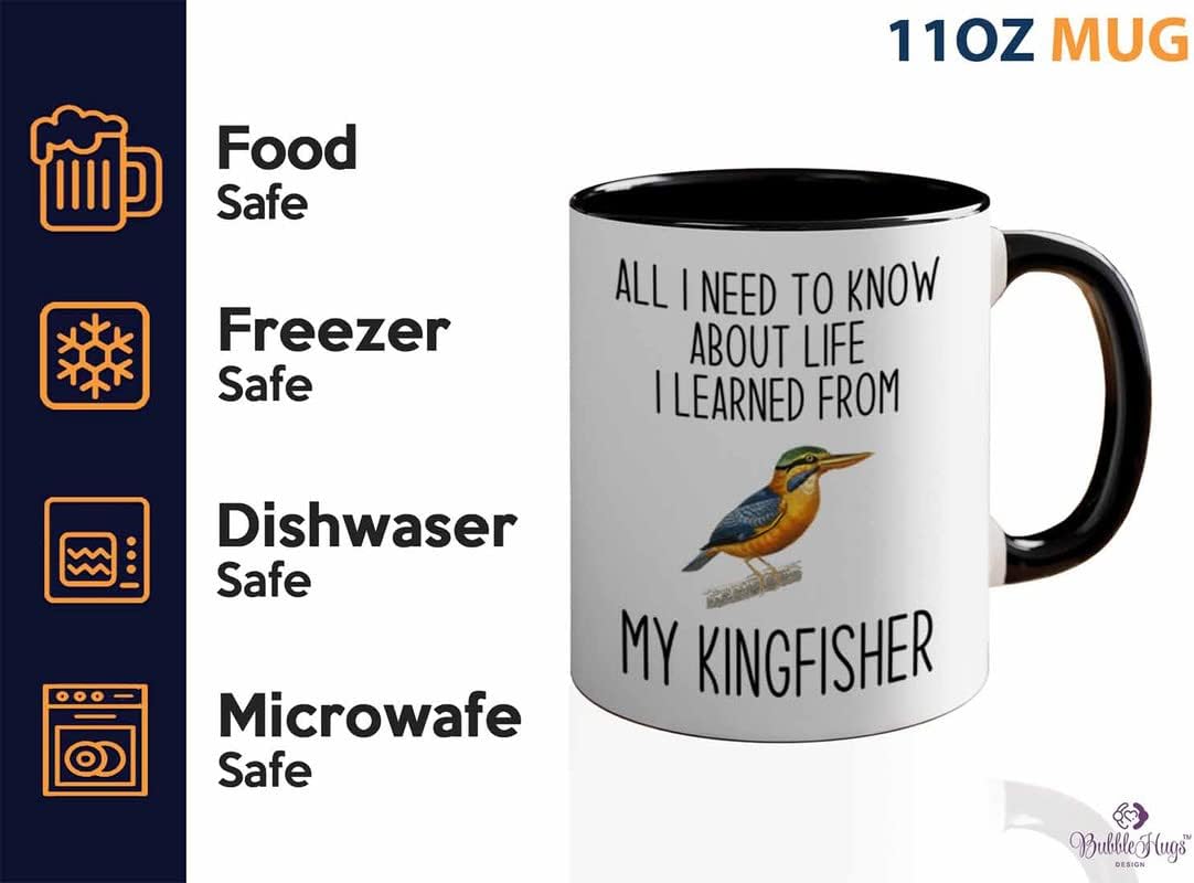Bird Lover Two Tone Black Edition 11oz - Lfe My Bird - Hummingbird Nes