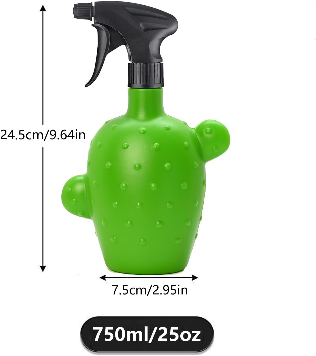 Plant Mister Spray Bottle，Spray Bottle for Indoor and Gardens, Continuous Water Mist Sprayer for Plants, Flowers, Cleaning (green 750ml/25oz)