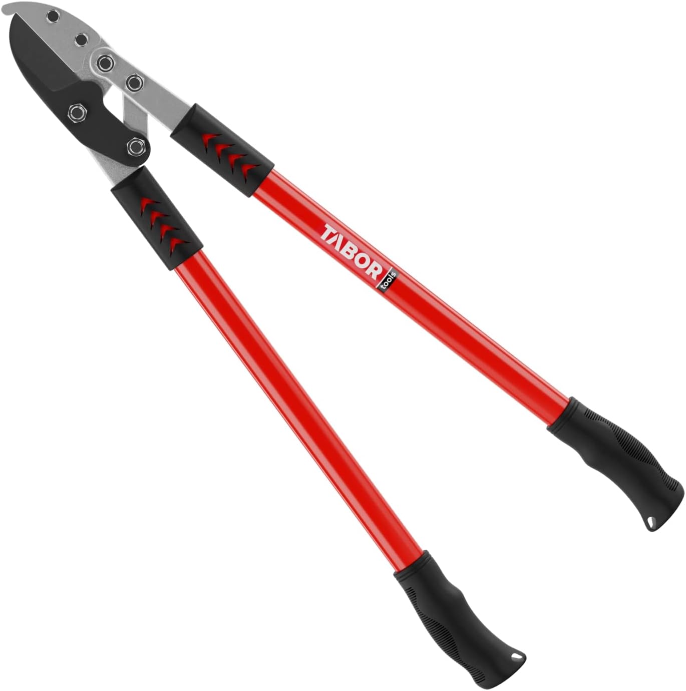 TABOR TOOLS GG12A Anvil Lopper with Compound Action, 30 Inch Tree Trimmer, Thick Branch Cutter with ⌀ 2 Inch Cutting Capacity, Chops Thick Branches with Ease.