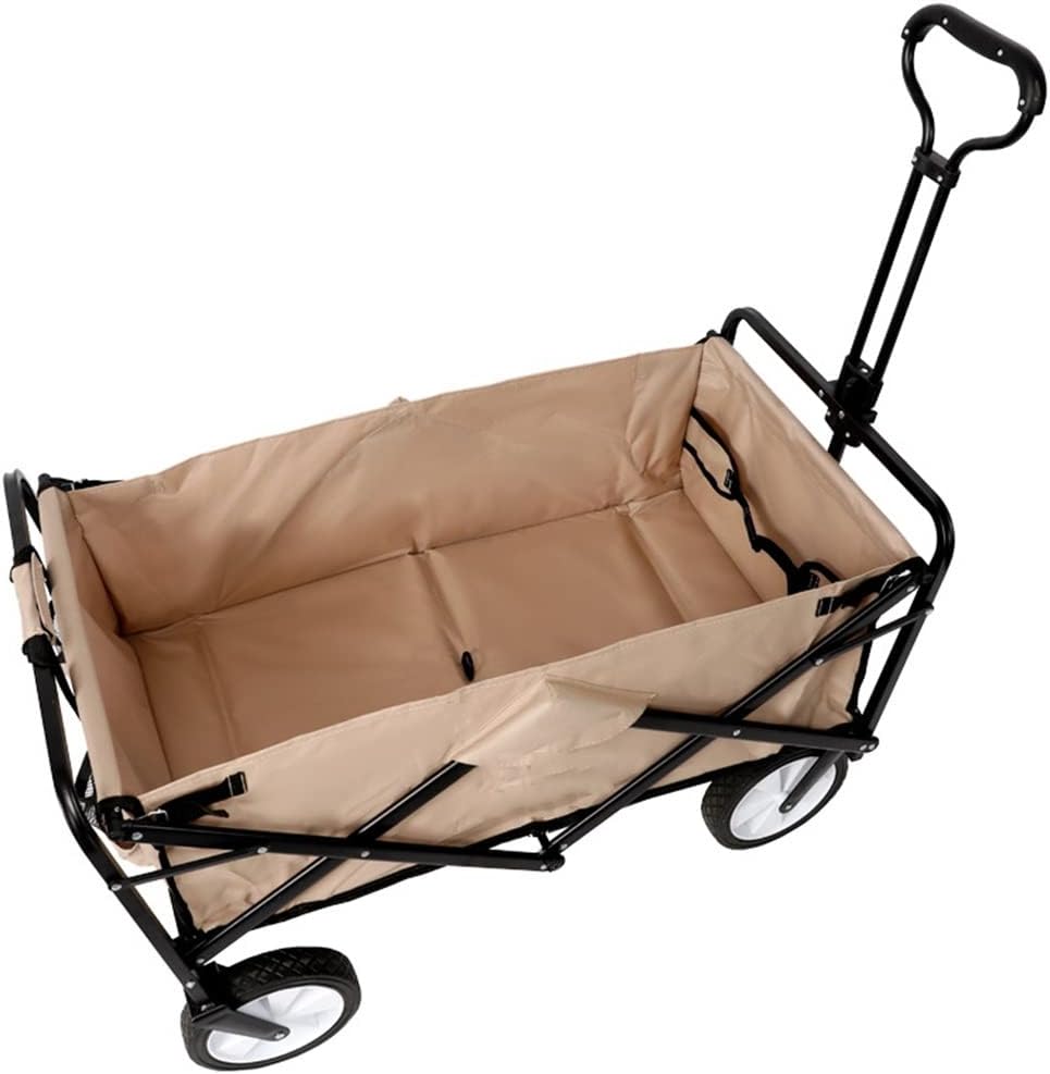 HBJWOV 150KG Maximum Load Portable Folding Outdoor Trolley Camping Equ