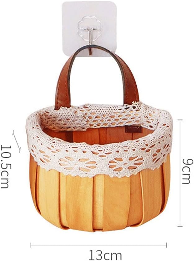 Wicker Flower Basket Hanging Flower Pot Planter Wall Flower Vine Set L