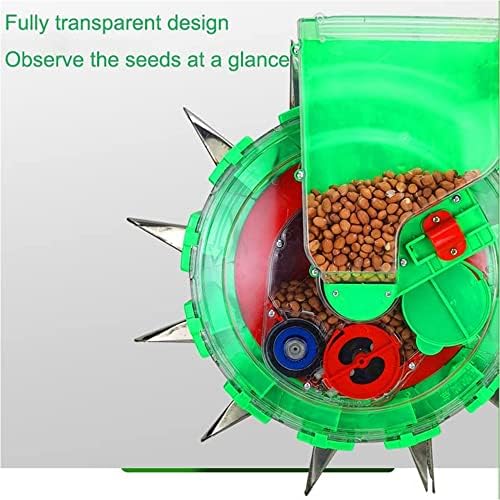 Adjustable Depth Corn Planter Seeder - 6-Mouth Hand-Push Roller for Pr