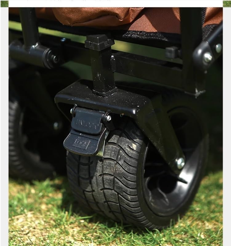 Collapsible Wagon Cart with Wheels Foldable Folding Wagons Carts Silen