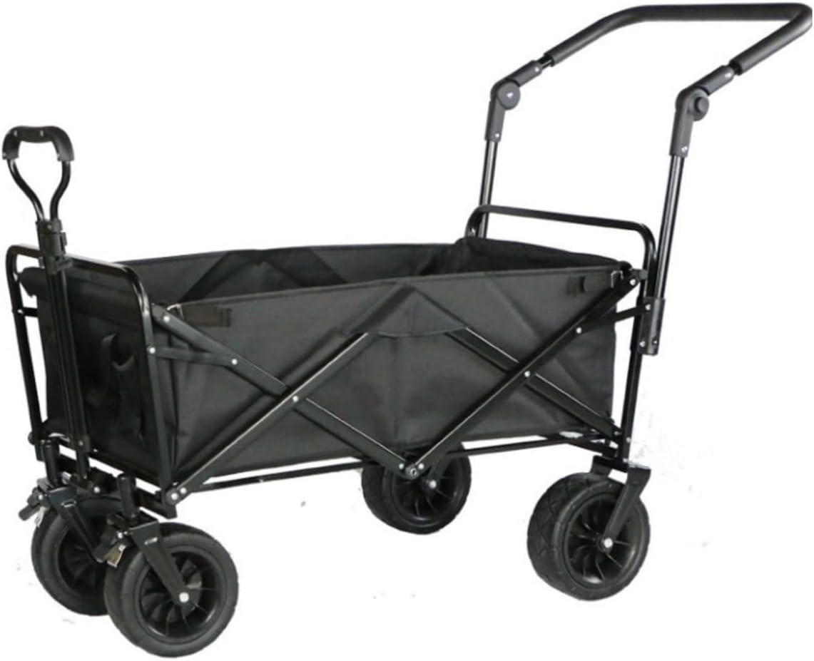 Collapsible Wagon Cart with Wheels Foldable Folding Wagons Carts Silen