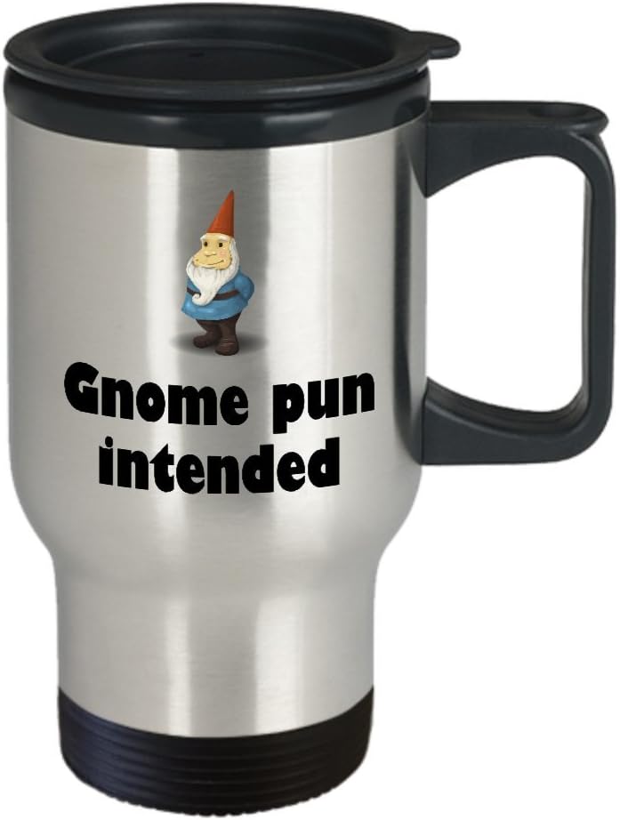 Garden Gnome Travel Mug - Gift For Garden Gnomes Lover - Garden, Lawn,