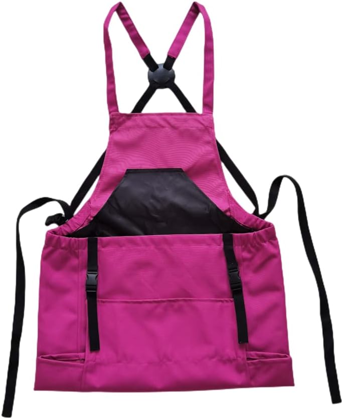 Taoke Waterproof Oxford Gardening Apron with Pockets, with Adjustable Strap and Pocket for Harvesting, Gift for Women/Men