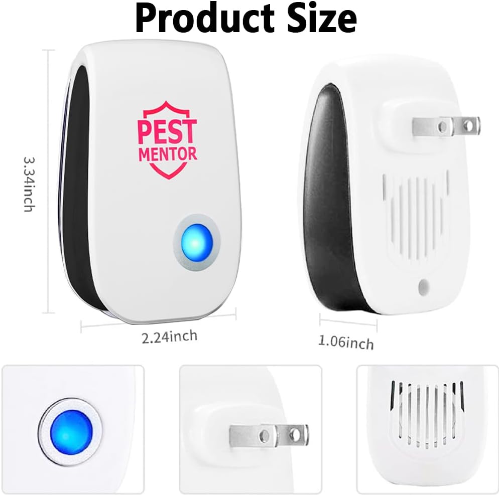 Ultrasonic Mouse Repellent 10 Pack Pest Control Repeller, Mice Repelle