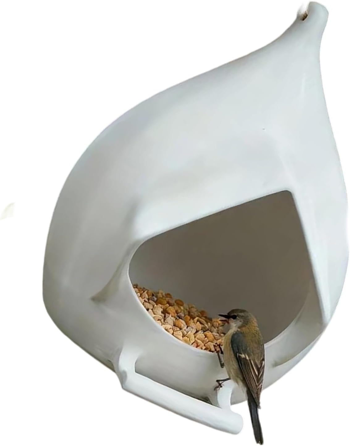 Hanging Bird Feeder, Large Capacity Wild Bird Feeding Station with She