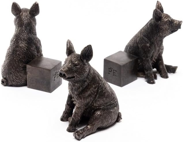 Jardinopia Pig Plant Pot Feet - Set of 3 - L8 x W6 x H9 cm