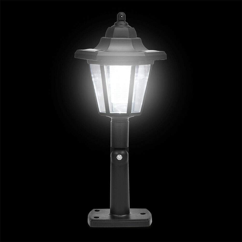 Garden Lights Outdoor Solar Light Waterproof Solar Power Hexagonal LED Lawn Lamp Pathway Courtyard Landscape Light Lamps(1pcs Wall Light)