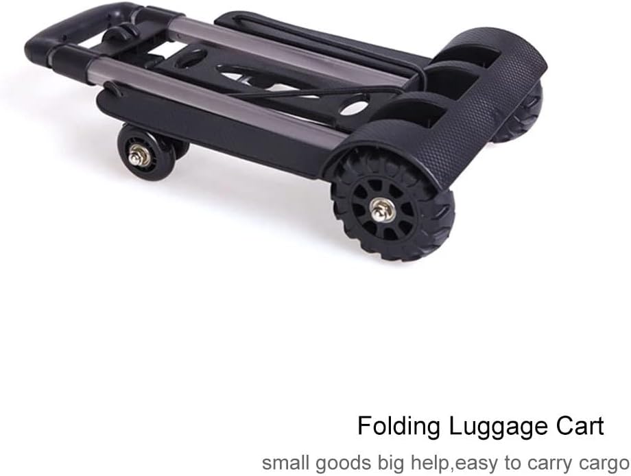 JSEIAJB Aluminum Alloy Car Folding Luggage Cart Portable Travel Traile