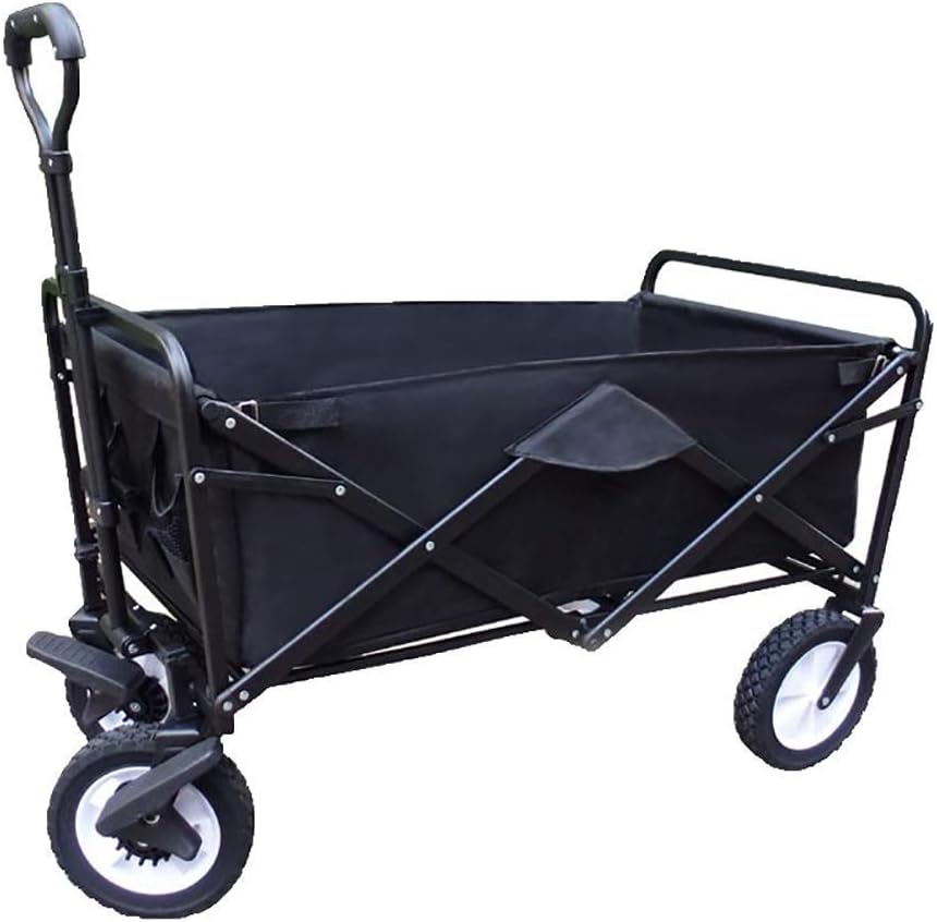 Portable Folding Garden Trolley Cart Heavy Duty Trolley Wagon Multi-Fu