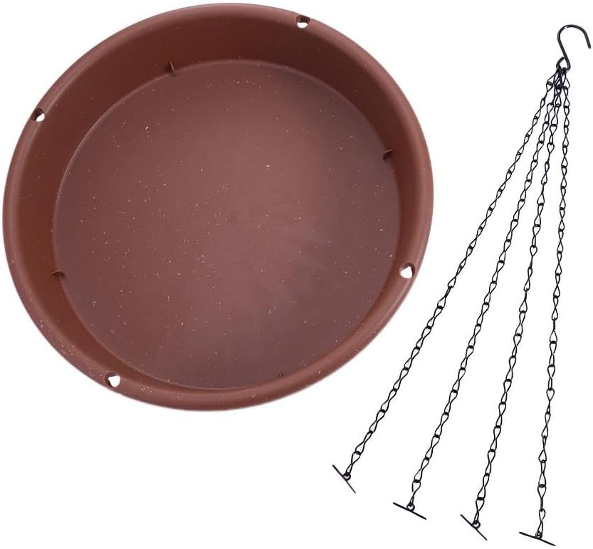 Hanging Bird Feeding Dish Feeder Tray, Outdoor Garden Decoration for Wild Backyard Attracting Birds, Bird Tray Platform Feeder