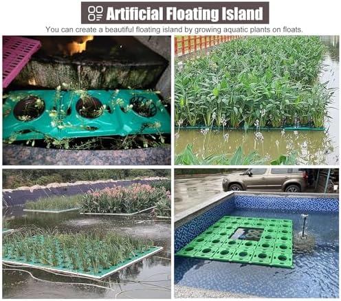 Aquarium Water Plants Floating Planter Basket Outdoor Plant Island for