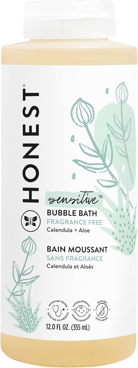 The Honest Company Foaming Bubble Bath Gentle for Baby, Naturally Deri