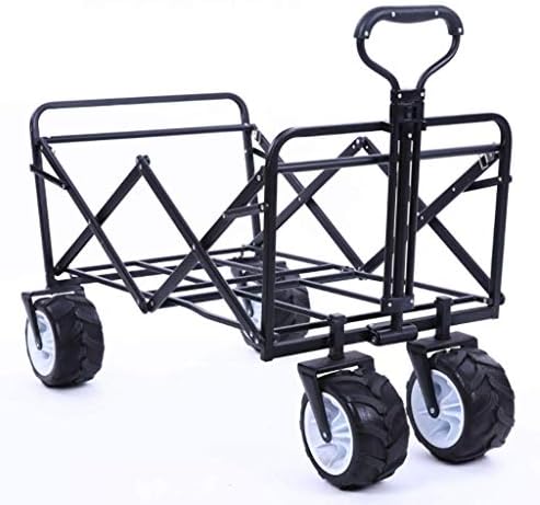 Multifunctional Trolley - Portable Foldable Shopping Cart, Beach Wagon & Recycling Vehicle for Outdoor Use, Ideal for Camping, Groceries, and Travel - Heavy Duty, Easy to Store