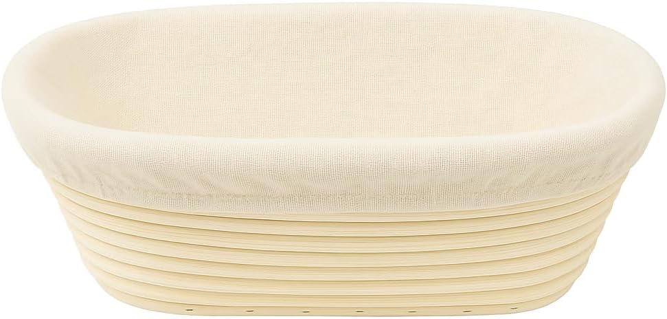 Saint Germain Bakery Premium Round Bread Banneton Basket with Liner - 