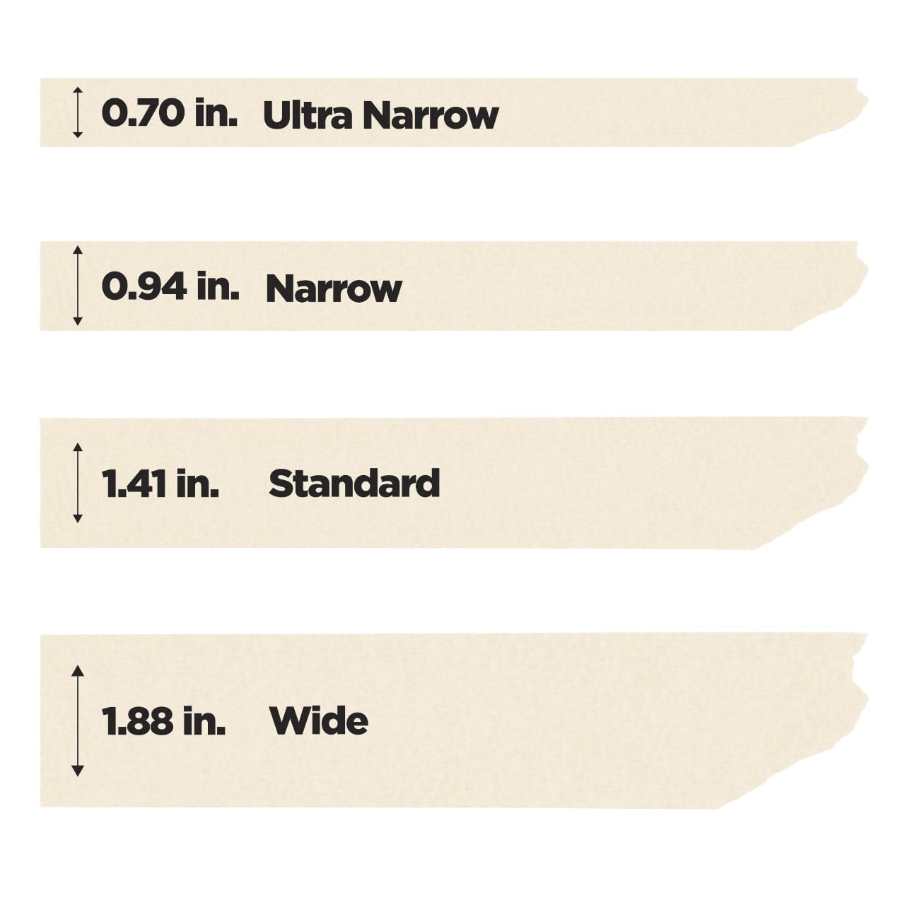 Scotch Contractor Grade Masking Tape, 1 Inch Wide (0.94 in. x 60.1 Yds) 6 Rolls, 3-Day Interior Clean Removal, Removes Easily Without Leaving Sticky Residue, Interior & Exterior Use (2020-24EP6)