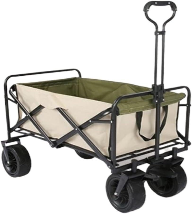 Portable Camping Cart,Portable Beach Camping Trolley Cart with Foldabl