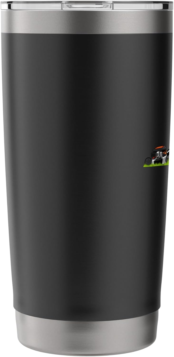 Lawn Mowing Novelty For Boys Kids Men Lawn Care Lawn Mower Stainless Steel Insulated Tumbler