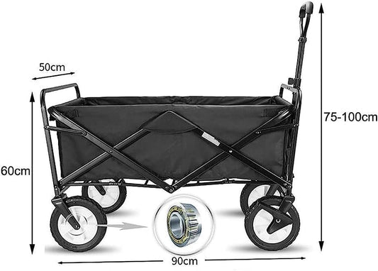 Handcart, Shopping Cart Folding Portable Trolley Cart, Multifunction G