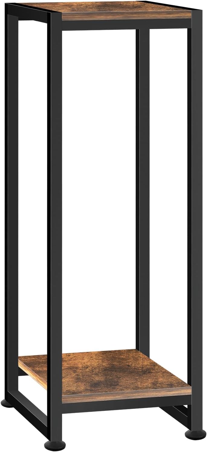 Plant Stand Indoor, 31.5'' Tall Wood Plant Stands Heavy Duty Pedestal 