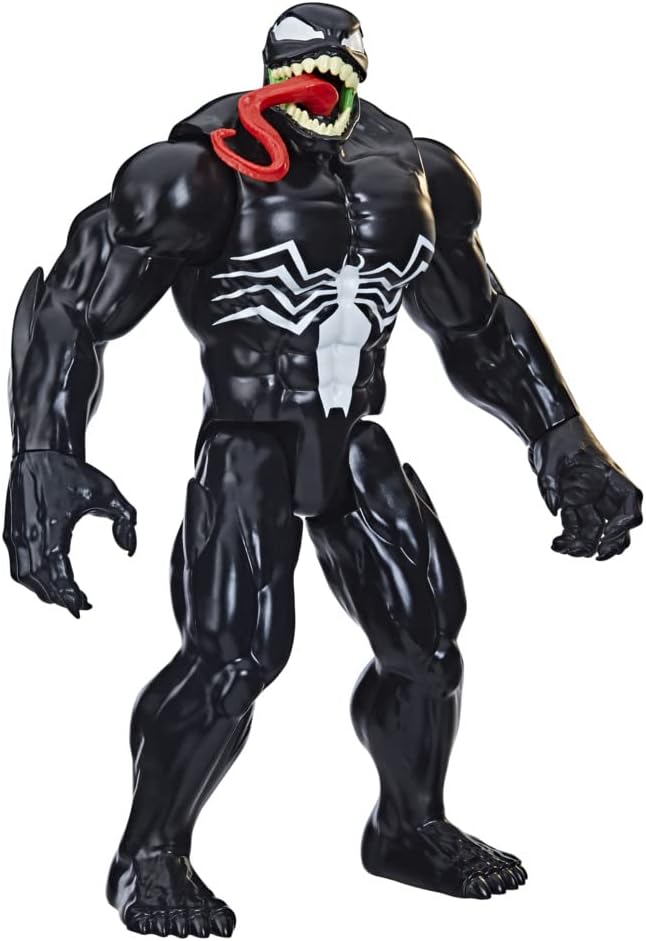Marvel Titan Hero Series Deluxe Venom Toy 12-Inch-Scale Collectible Ac