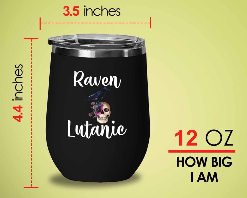 Bird Lover Black Edition Wine Tumbler 12oz - Rven lutanic - Hummingbir