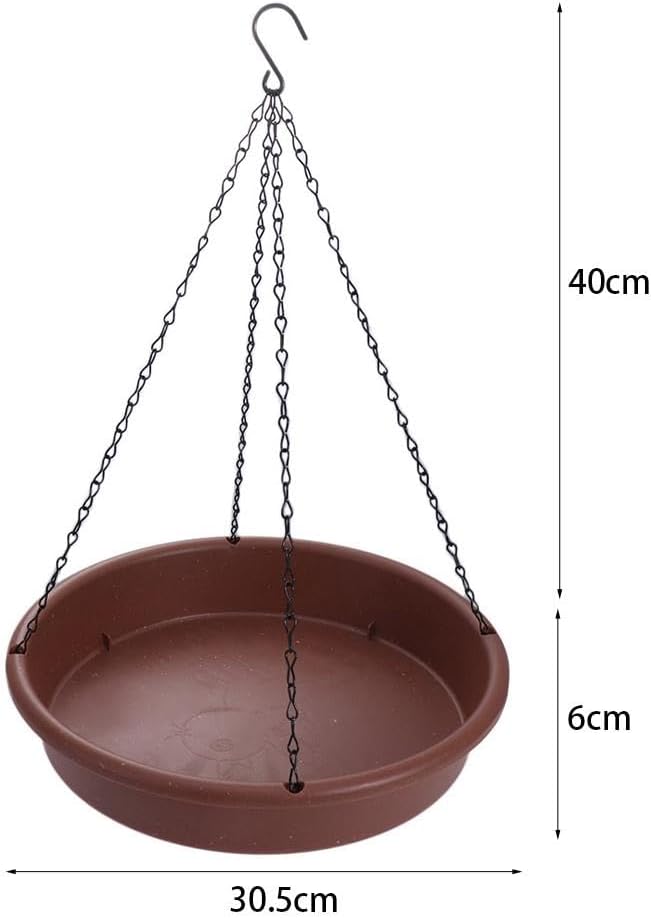 Hanging Bird Feeding Dish Feeder Tray, Outdoor Garden Decoration for Wild Backyard Attracting Birds, Bird Tray Platform Feeder
