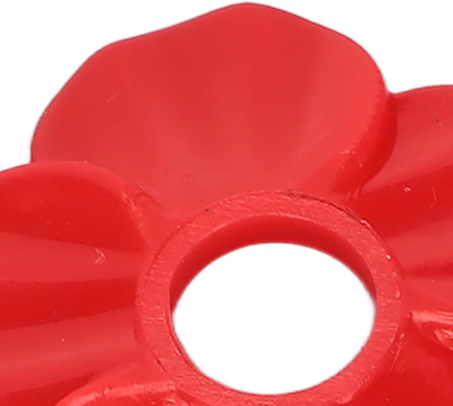Hummingbird Feeder Part, 30Pcs Hummingbird Feeder Replacement Flowers Feeding Ports Replaceable More Bird Feeder Decorative Flower (Red)