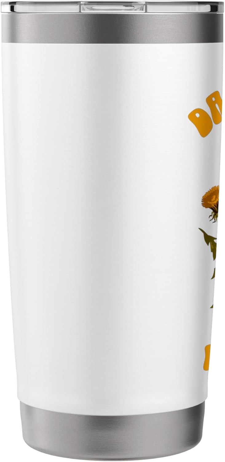 Dandelion Farmer Funny Lazy Lawn Care Procrastinator Stainless Steel Insulated Tumbler