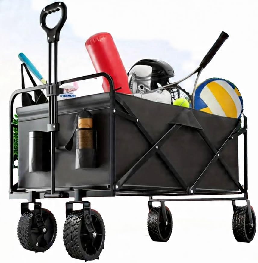 Wagons carts Foldable Utility cart 680 pnds with weels