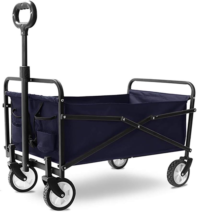 Collapsible Wagon Cart with Wheels Foldable Folding Wagons Carts Silen