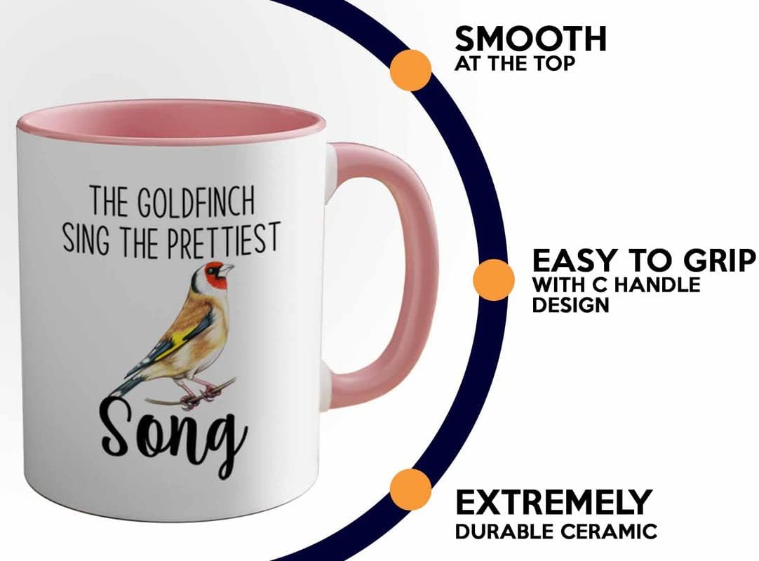 Bird Lover Two Tone Pink Edition 11oz - Prettiest Song - Hummingbird Nest Cage Parrot Dad Gardening Outdoor Birdwatcher Feeder