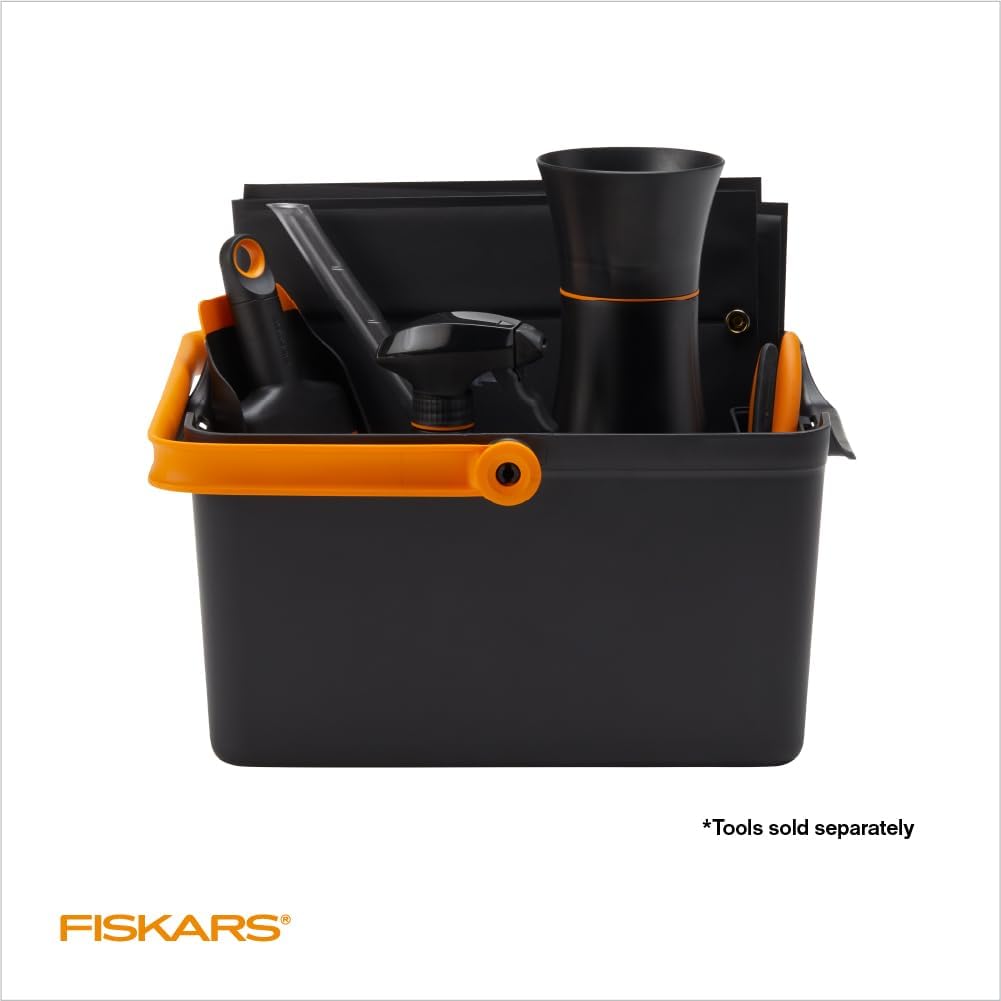 Fiskars Garden Tool Caddy, Portable Storage Organizer with Removable B
