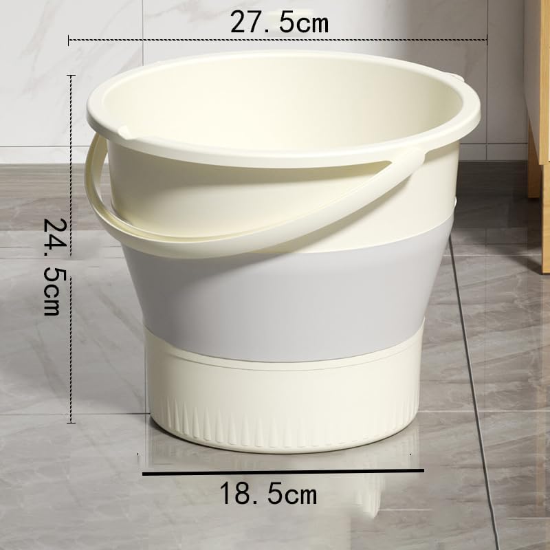 Collapsible Bucket 10L 2.6 Gallon Portable Cleaning Bucket with Handle