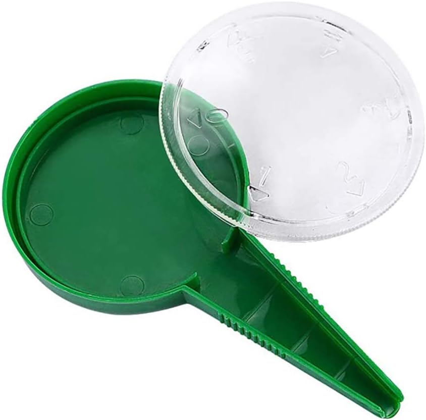 4 Pack Adjustable Hand Hold Sowing Seeds Dispenser, Seedlings Dibber a