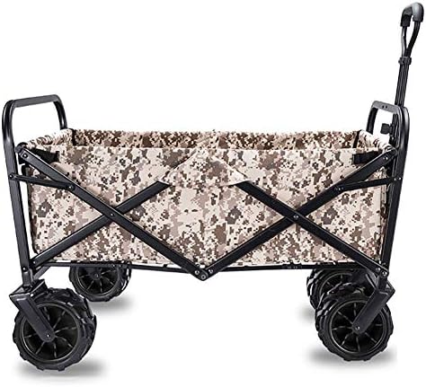 Foldiwagon Utility Wagon Cart Garden Campiwagon Sports Wagon Heavy Duty for Outdoor/Festivals/Camping,90 Kg/198Pounds Capacity