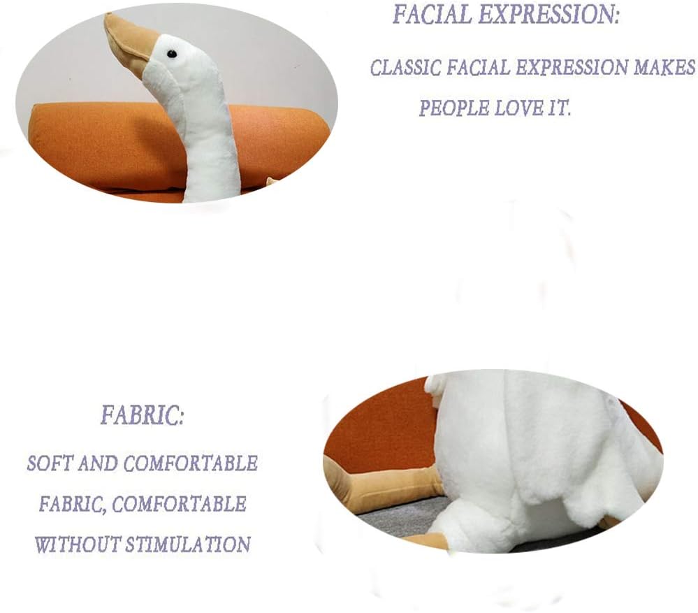 CHELEI2019 15.7" Swan Stuffed Animal,Goose Plush White Stuffed Animal 