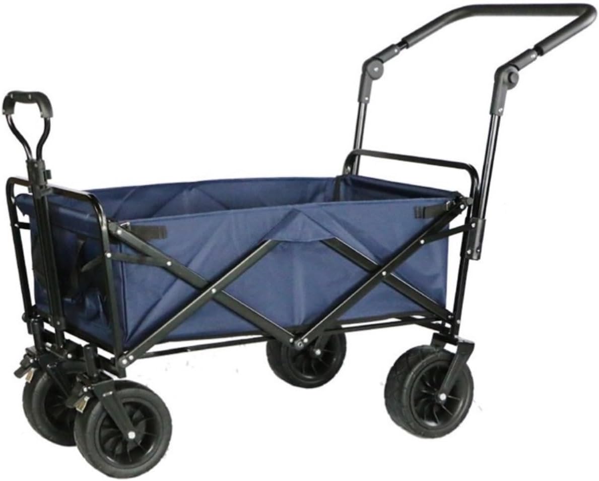 Collapsible Wagon Cart with Wheels Foldable Folding Wagons Carts Silen