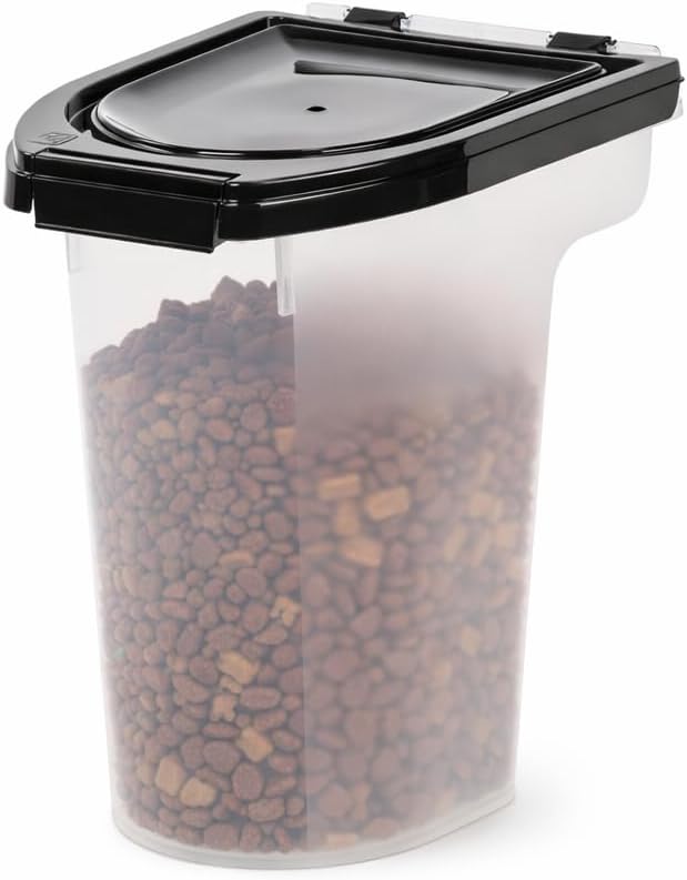 8 Qt WeatherPro Airtight Pet Food Storage Container with Secure Lid, T