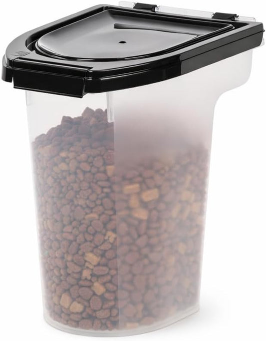 8 Qt WeatherPro Airtight Pet Food Storage Container with Secure Lid, T