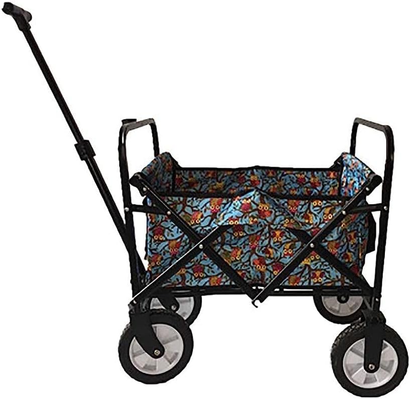 Handcart, Folding Garden Trolley Cart Heavy Duty Wagon Multi-Function 