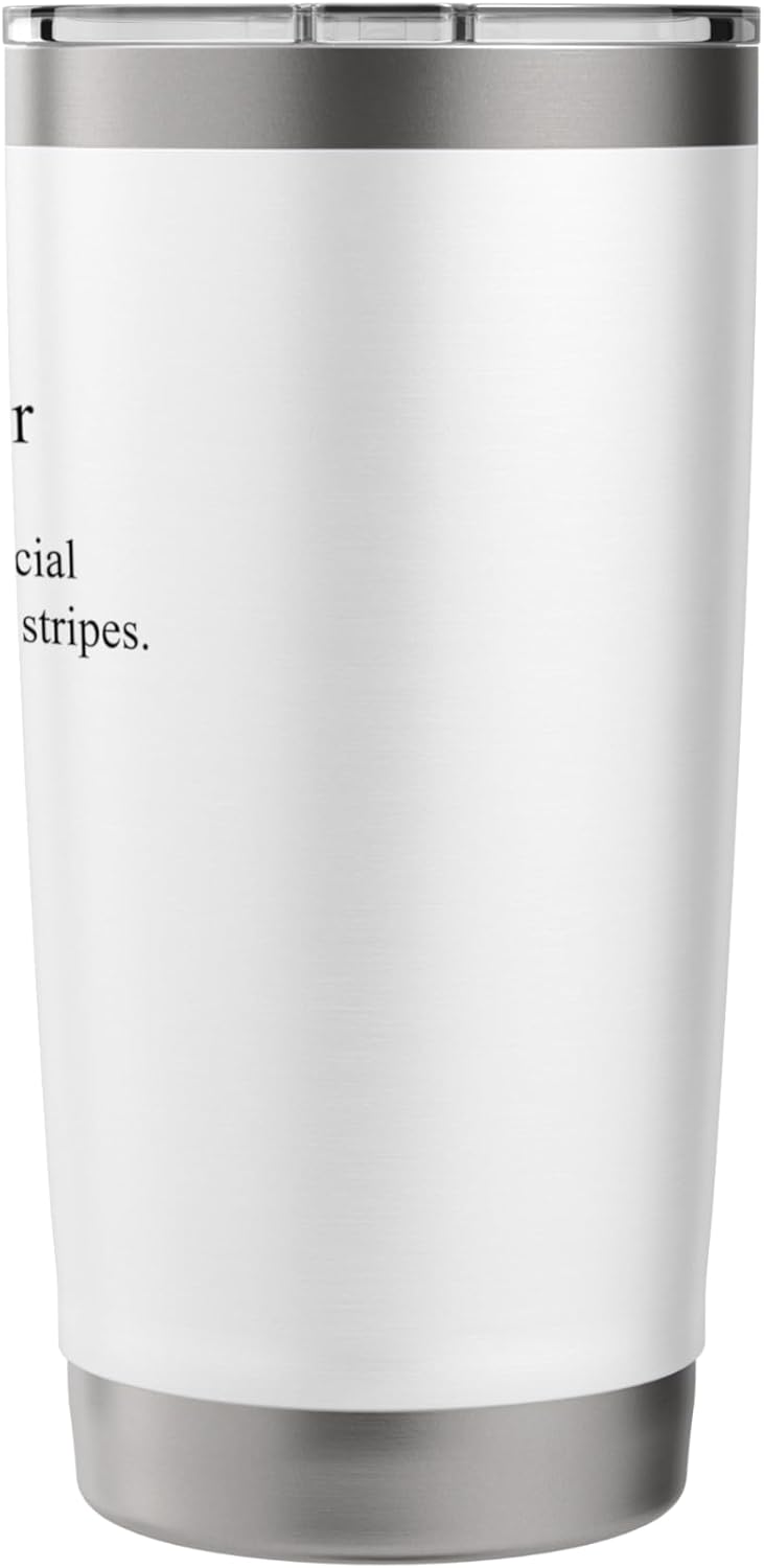 Stripe Whisperer Funny Lawn Mower Stripes Garden Mow Lovers Stainless Steel Insulated Tumbler