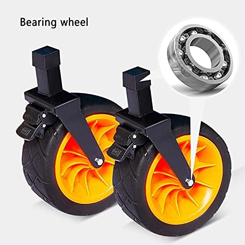 Portable Camping Cart,Beach Trolley Fishing Trolley with Putter Foldab