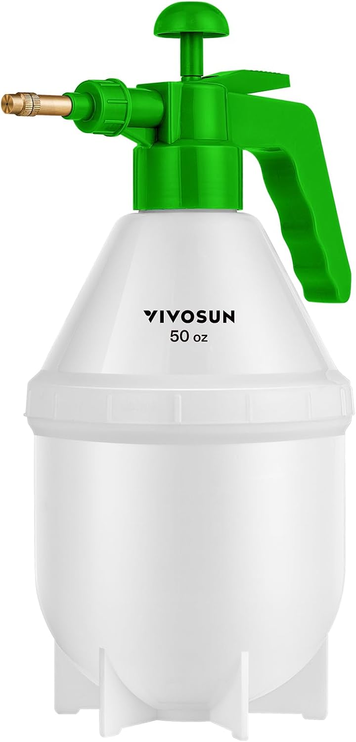 VIVOSUN 50oz Pump Sprayer, Handheld Garden Water Sprayer Bottle with A