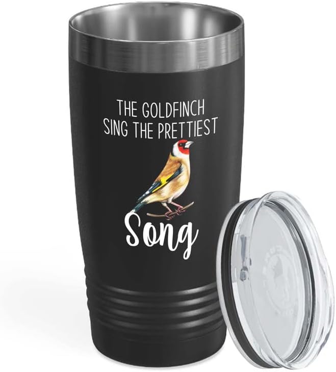 Bird Lover Black Edition Viking Tumbler 20oz - Prettiest Song - Hummin