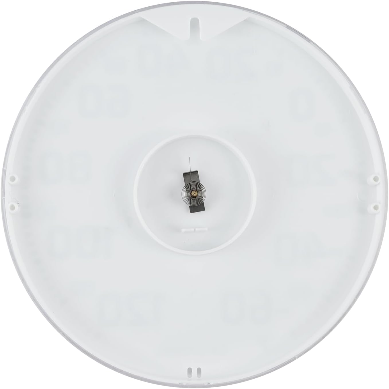 La Crosse 104-1522 8" Round Analog Dial Thermometer, White