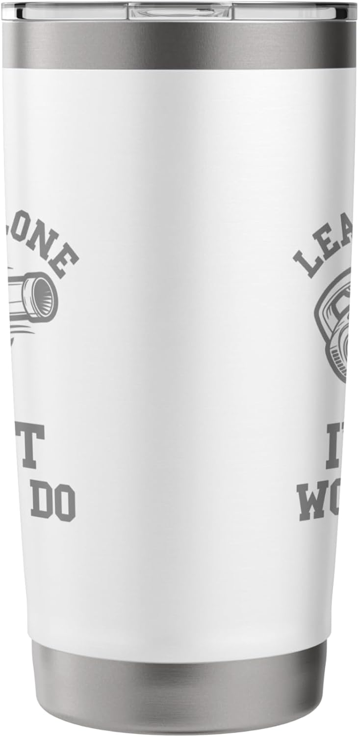 Leaf Blower Mens Joke Dad Landscaping Funny Lawn Care Yard Stainless Steel Insulated Tumbler