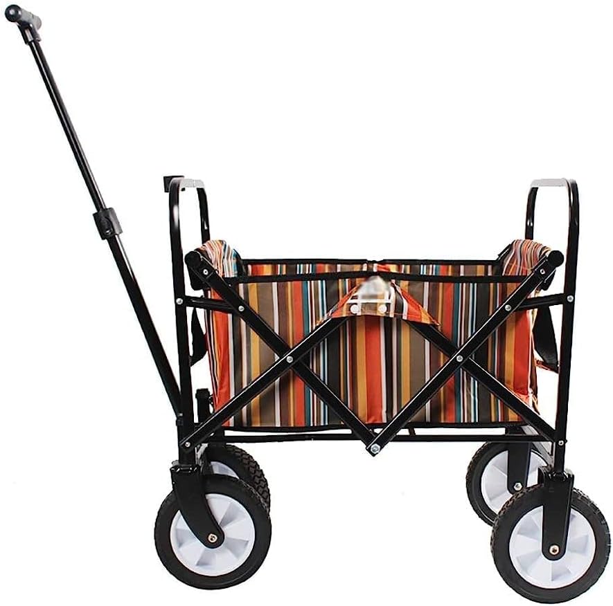 Handcart, Folding Garden Trolley Cart Heavy Duty Wagon Multi-Function 